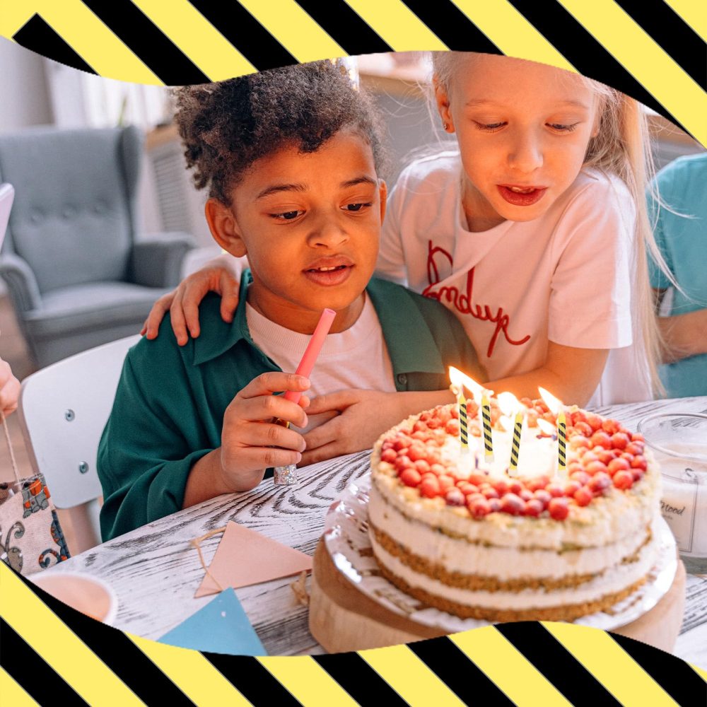 12pcs Construction Birthday Candles, Yellow and Black Striped Charm Candle Construction Themed Birthday Candles for Engineers Present Construction Party Wedding Cake Decoration Kids Supplies - Image 4