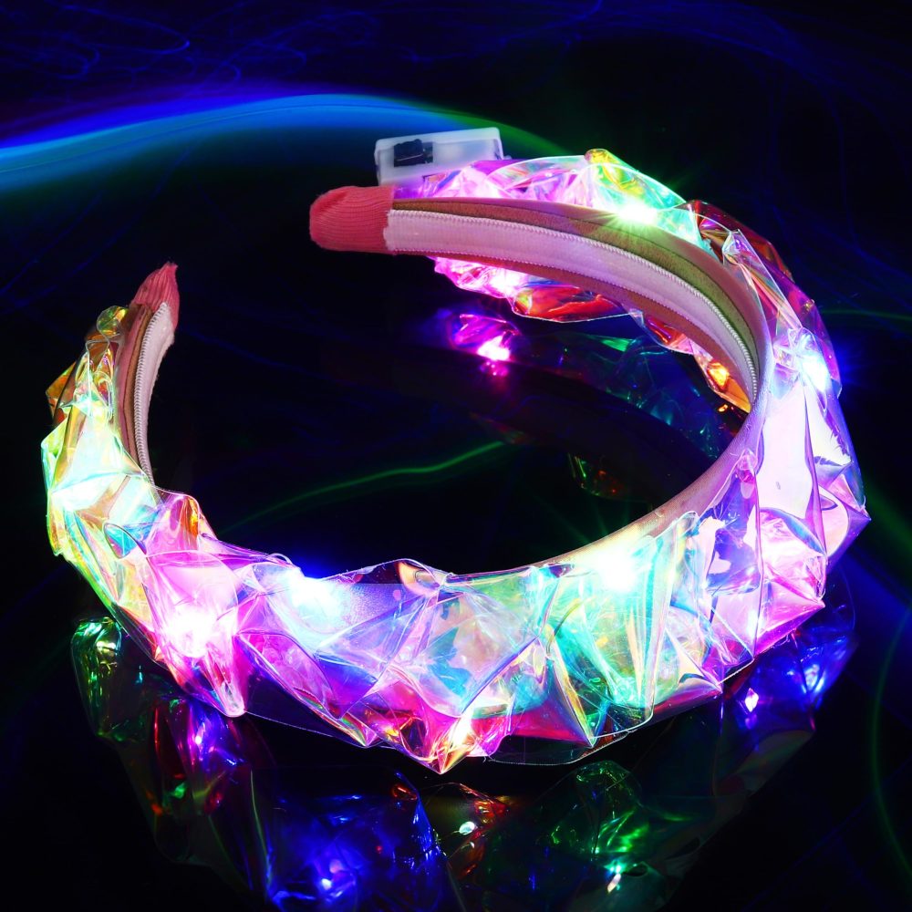 Fashband Light Up Headband LED Hair Bands Luminous Braided Hair Hoop Halloween Party Festival Hair Accessories for Women and Girls - Image 9