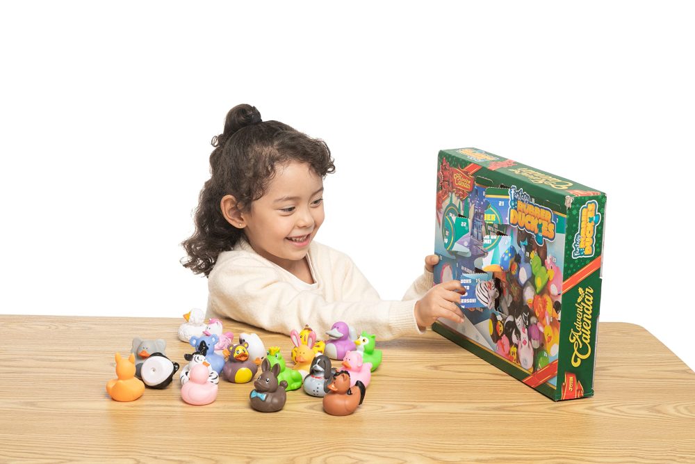 JOYIN 24 Days Christmas Advent Calendar 2024 with 24 Animal Rubbers for Kids Toddlers, 24 Days Countdown Advent Calendar - Image 2