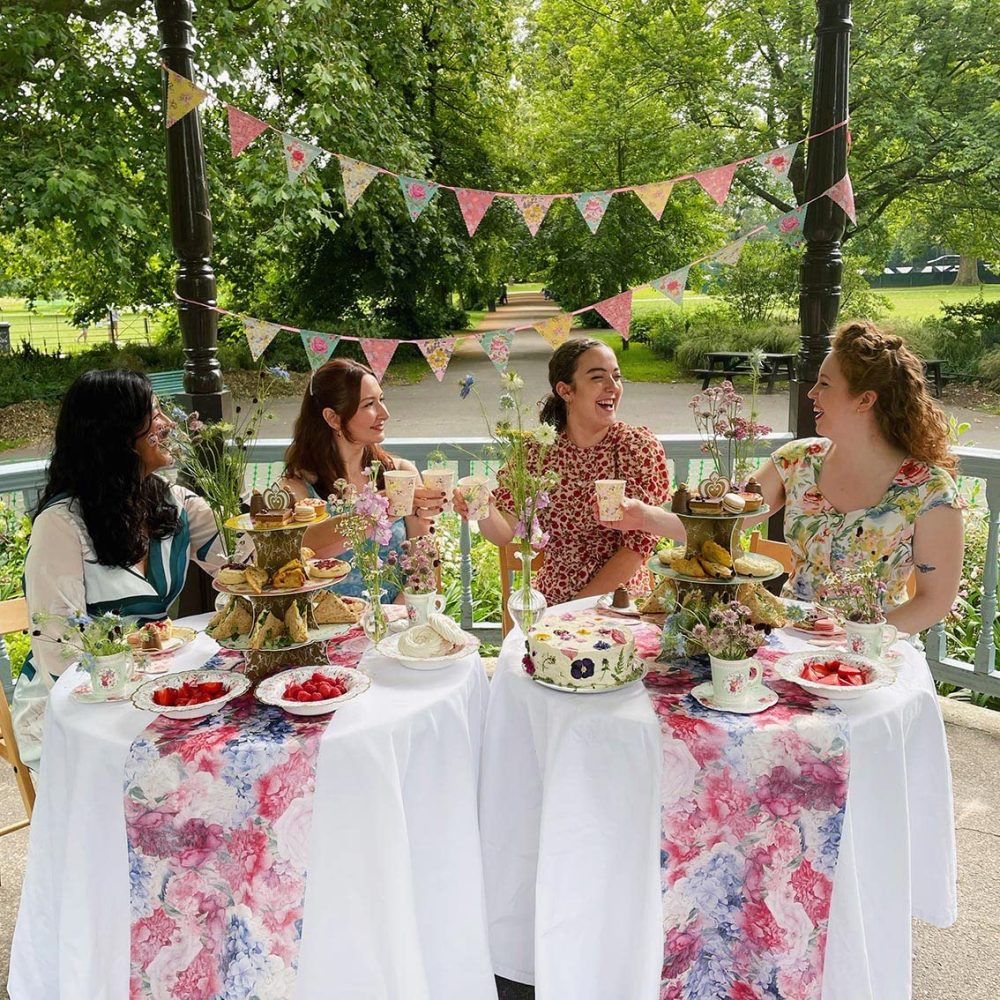 Talking Tables Pack of 24 Afternoon Tea Vintage Floral Paper Plates | Truly Scrumptious | for Birthday Party, Baby Shower, Wedding and Anniversary, Disposable Tableware in Pastel Colours - Image 5