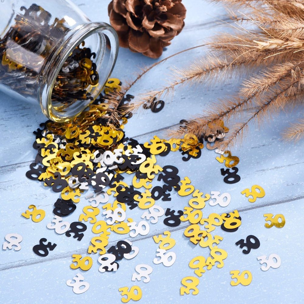 45g Gold 21st Birthday Confetti Metallic Glitz Table Scatter Sprinkles Age Bday Party Decorations - Image 5