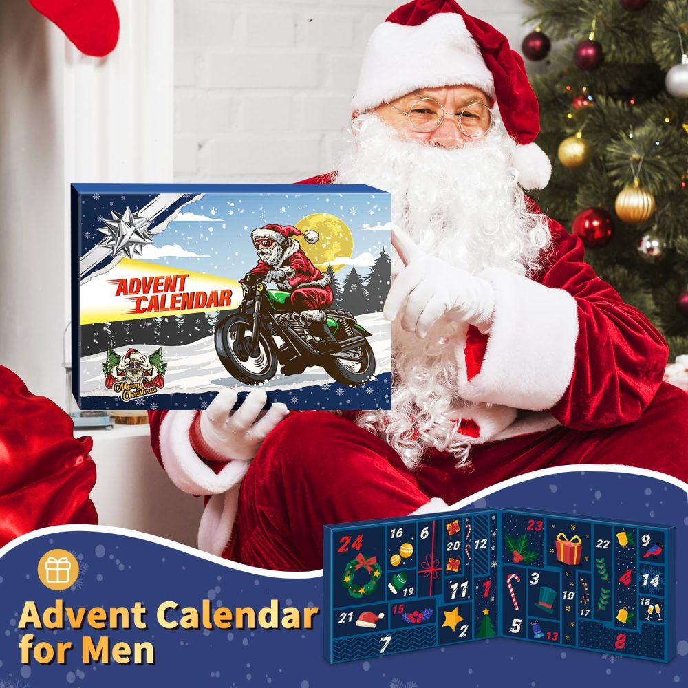 iZoeL Advent Calendar 2024 Men Tools Sets Adult Advent Calendar for Men Tool Kit Teen Advent Calendar Xmas Calendar Teenager Boy Christmas Calendar Men 24 Basic Hand Tools - Image 5