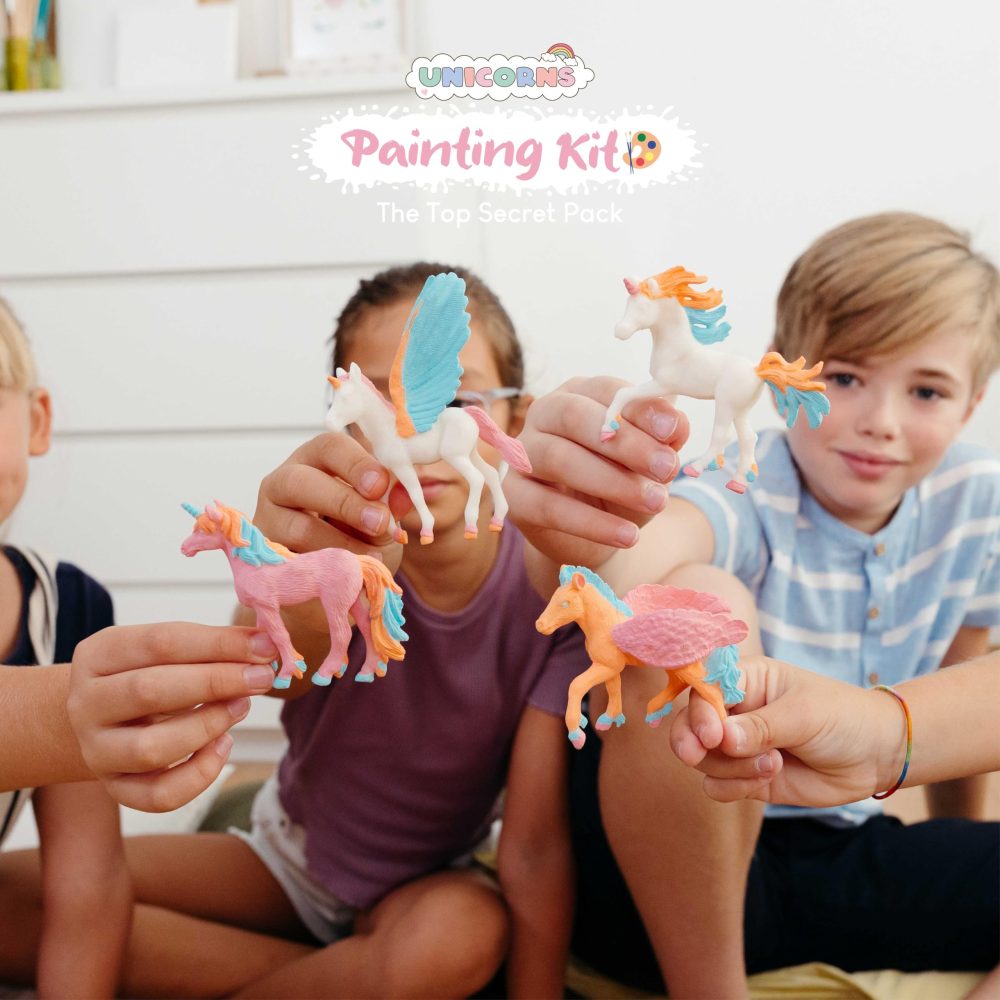 BONNYCO Unicorn Gifts for Girls, Unicorn Party Bag Fillers for Kids, Unicorns Painting Kit Pack 16 Party Bags, Stocking Fillers for Girls, Kids Party Favours, School Prizes, Pinata Toys - Image 2