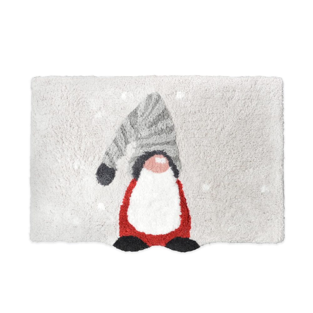 Allure Christmas Bath Mat Non Slip 50 x 80cm - Gonk Design, Super Soft & Absorbent Festive Rug