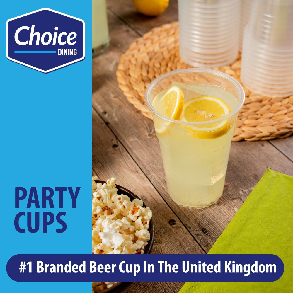 Choice Dining® Pack of 50 Strong Reusable & Washable Dinnerware Pint Glasses Beer Cups Great for Party's and All Types of Events, Celebrations 660ml - Image 8
