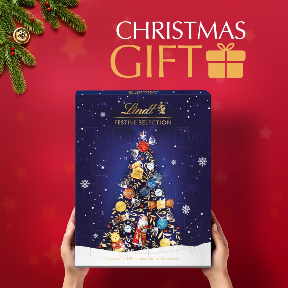 Lindt Festive Selection Advent Calendar 2024 | Large 289 g | A Selection of 24 Lindt Chocolate festive favourites for Him and Her | For Adults and Kids - Image 8