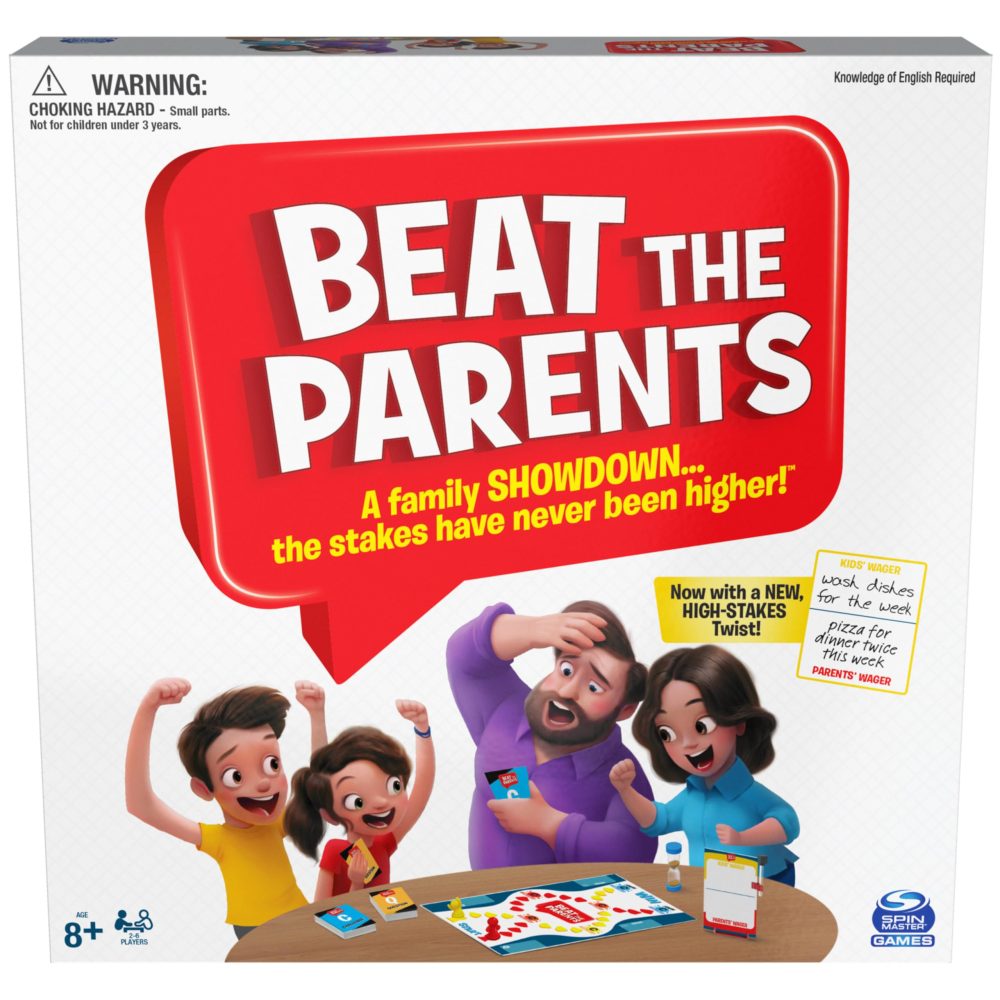 Spin Master Games Beat The Parents Board Game for Families and Kids aged over 6