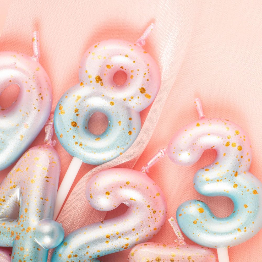 Pink Blue 2nd Birthday Candle Mermaid Theme Number 2 Candle for Birthday Cake, 2 Birthday Candle 2nd Candle for Cake, 2nd Birthday Cake Candle Cake Toppers for 2 Year Old Girls Pink - Image 6