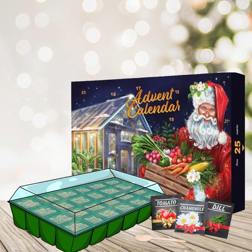 Seeds Advent Calendar 2024 for Garden Gifts - 24 Days Christmas Countdown Advent Calendar with Flower, Vegetable, Herbs Seeds & Greenhouse Grow Kit Birthday Gifts. - Image 7