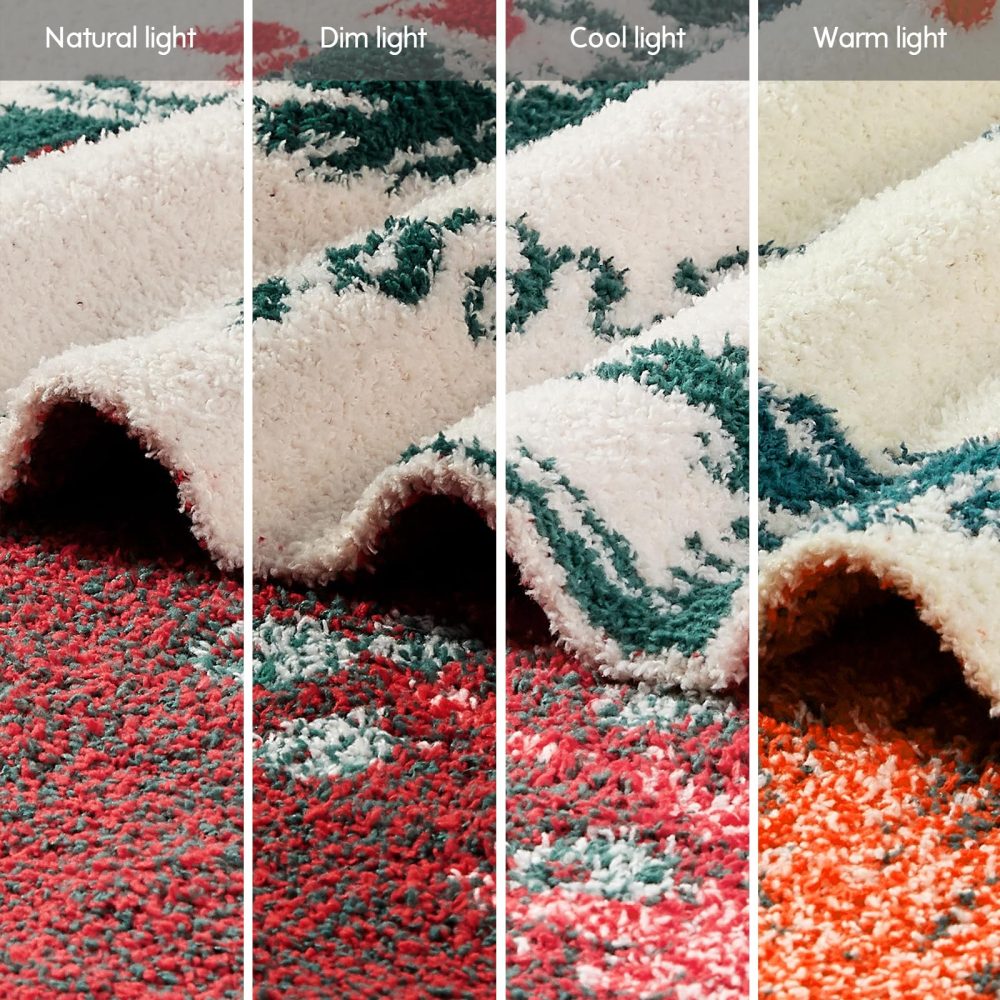 KASYLAN Christmas Blanket Ultra Soft Throw Blanket Reversible Cozy Blankets Fuzzy Plush Throw Blankets for Couch Bed Sofa Travel（127x152cm，Bell） - Image 3