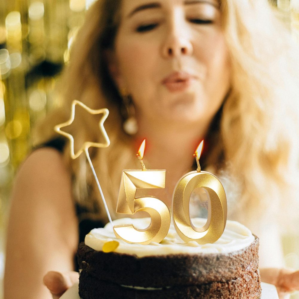 Gold 80th Birthday Candles Number 80 Candles for Birthday Cake, Gold 80 Birthday Candles 80th Candles for Cake, 80th Birthday Cake Candles Cake Toppers for 80 Year Old Women Men Gold - Image 3