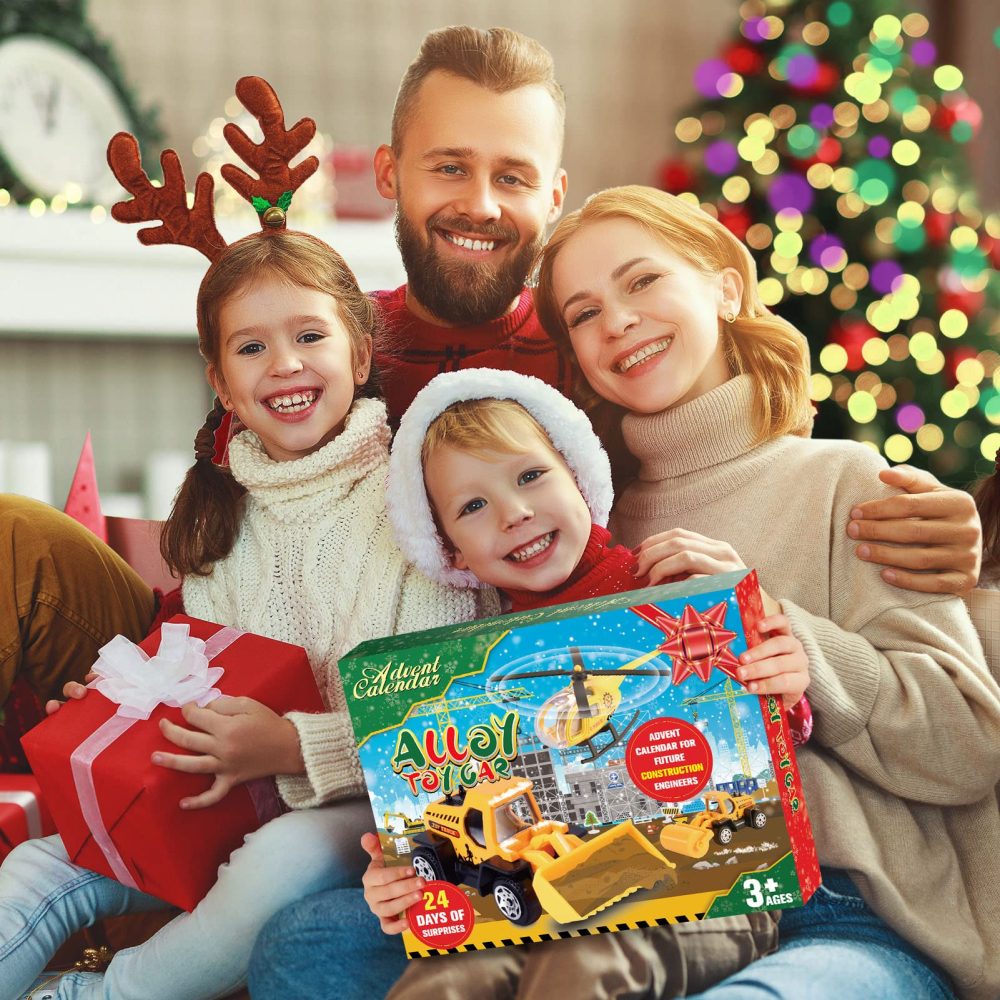 MDINGTD Kids Advent Calendar 2024, Toys Cars for 3 4 5 6 7 Year Old Boys Advent Calendar 2024 Kids' Play Vehicles 3-8 Year Old Boy Gifts Christmas Calendar Toy Advent Calendar Advent Calendar for Kid - Image 2