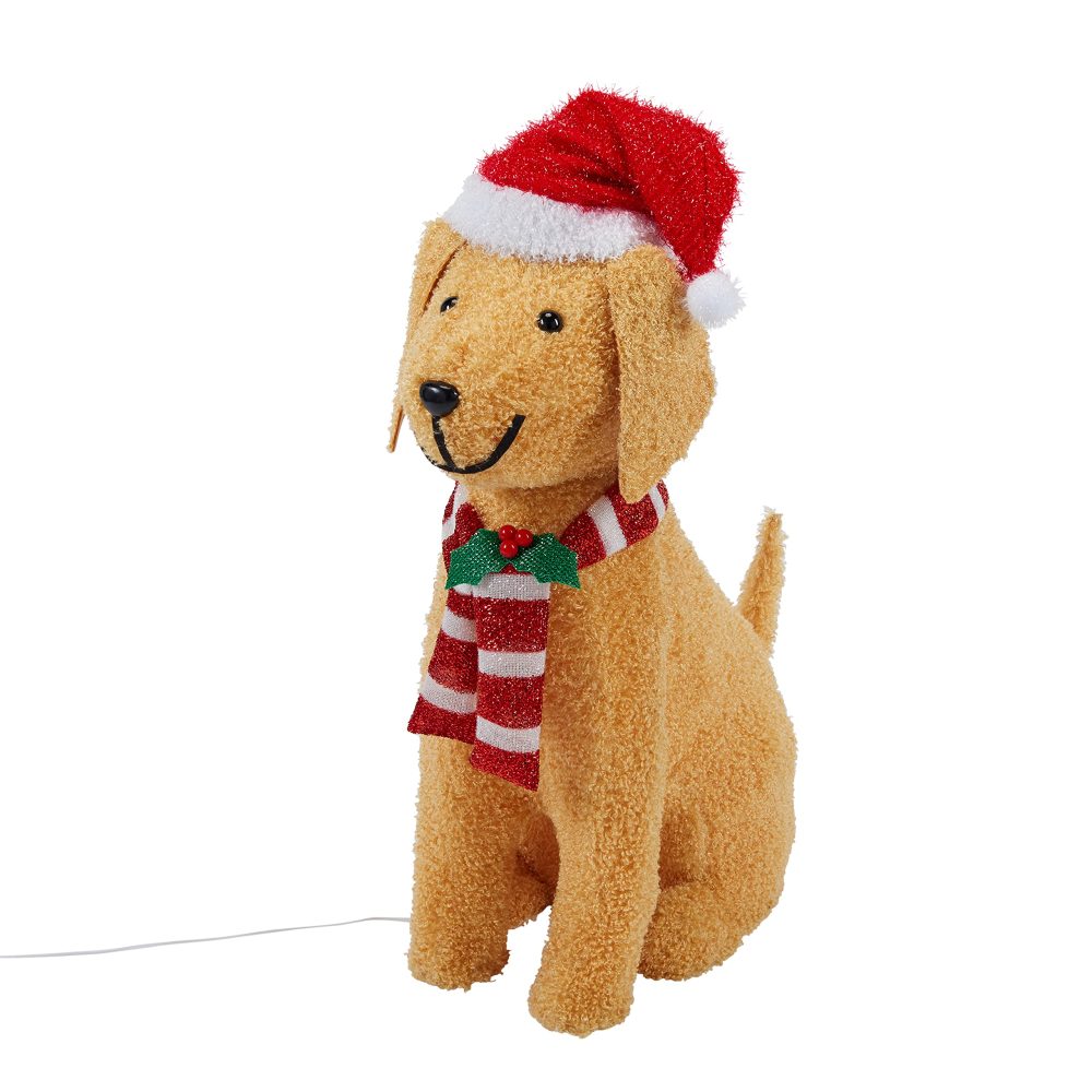 Lighs4fun Outdoor Christmas Light Up Labrador Dog Figure Garden Decoration with 50 Warm White LEDs & Timer 72cm - Image 4