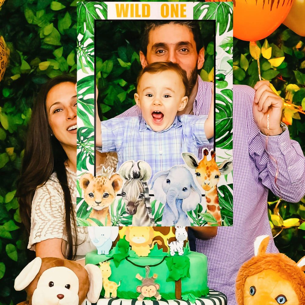 JeVenis Wild One Party Supplies Wild One Photo Booth Props Wild One Birthday Decoration Boy Jungle First Birthday Party Supplies Safari Party Favors - Image 6
