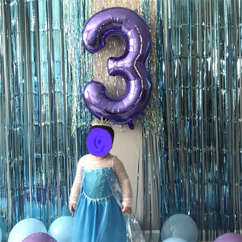 Purple Number 30 Balloons, 40 Inch Purple Mylar Foil Number 3 & 0 Balloons for Women, Self Inflating 30th Birthday Balloons for 30 Year Old Anniversary Birthday Party Decorations Supplies - Image 4