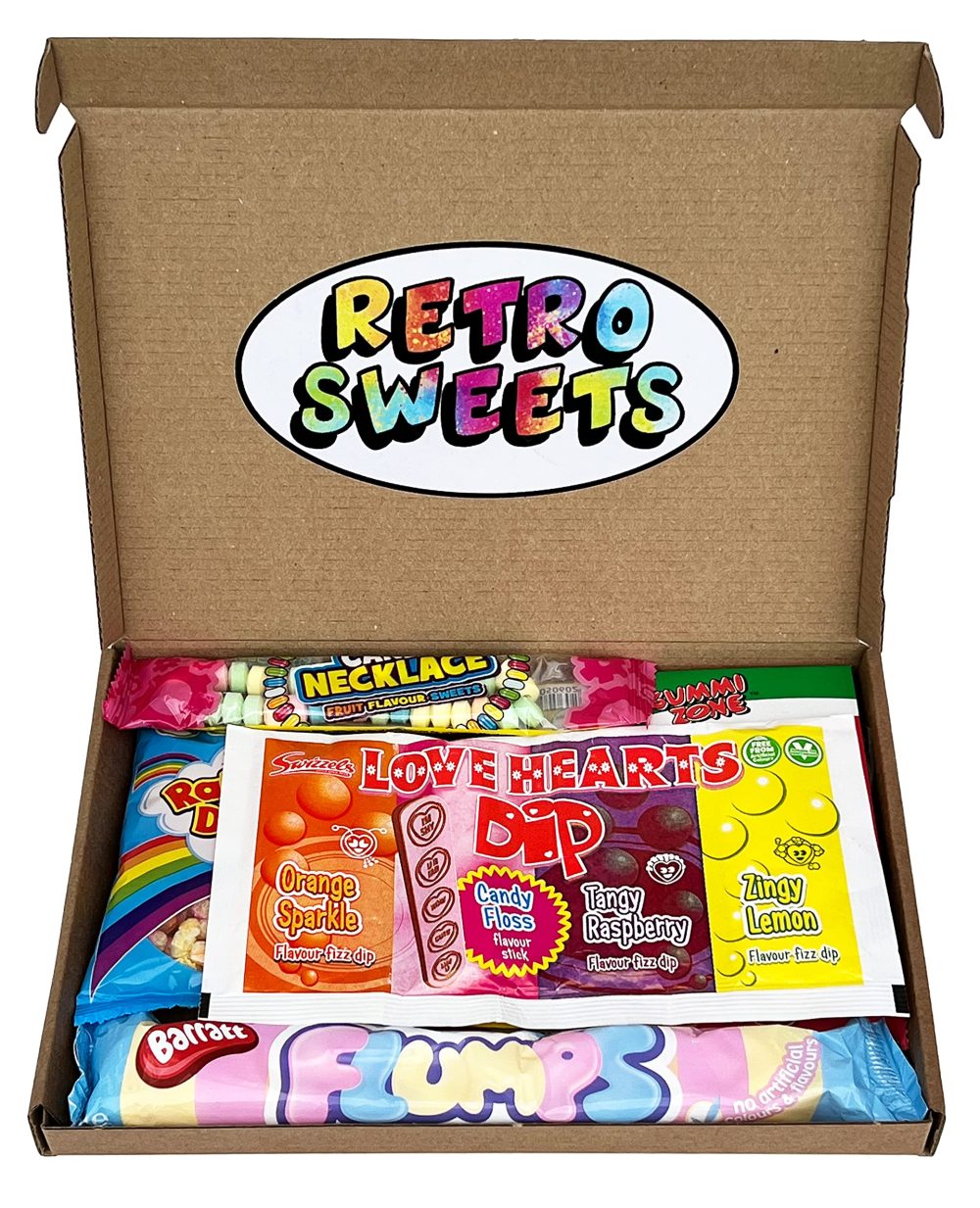 Retro Sweets Gift Box. Packed with Sweet. Hamper Letterbox Gift for Women, Men & Kids. Perfect Present for Get Well Soon, Birthday, Thank You, Fathers Day - Image 5