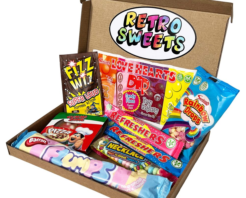 Retro Sweets Gift Box. Packed with Sweet. Hamper Letterbox Gift for Women, Men & Kids. Perfect Present for Get Well Soon, Birthday, Thank You, Fathers Day - Image 7