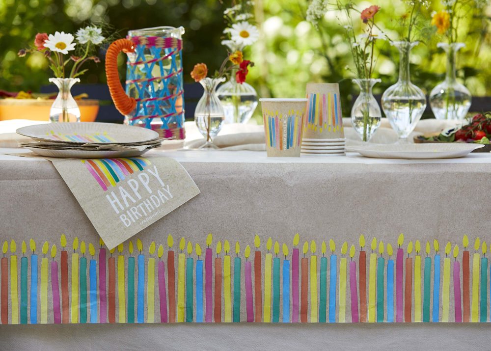 Talking Tables Pack of 12 Size 23cm ECO Party Paper Zero Plastic on Product or Packaging Perfect Disposable Biodegradable Partyware for All Ages and Unisex, Kraft Recyclable Birthday Plates - Image 5