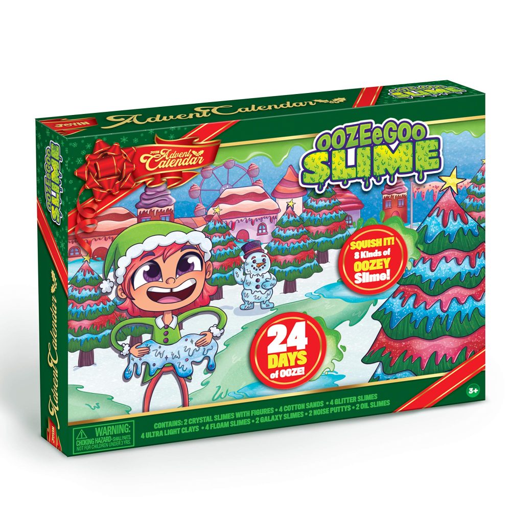 JOYIN 2024 Christmas Advent Calendar with DIY Slime 24 Days Countdown Advent Calendar with Slime Egg, Cotton Sand, Ultra Light Clay and Accessories for Kids Party Favors Gift - Image 4