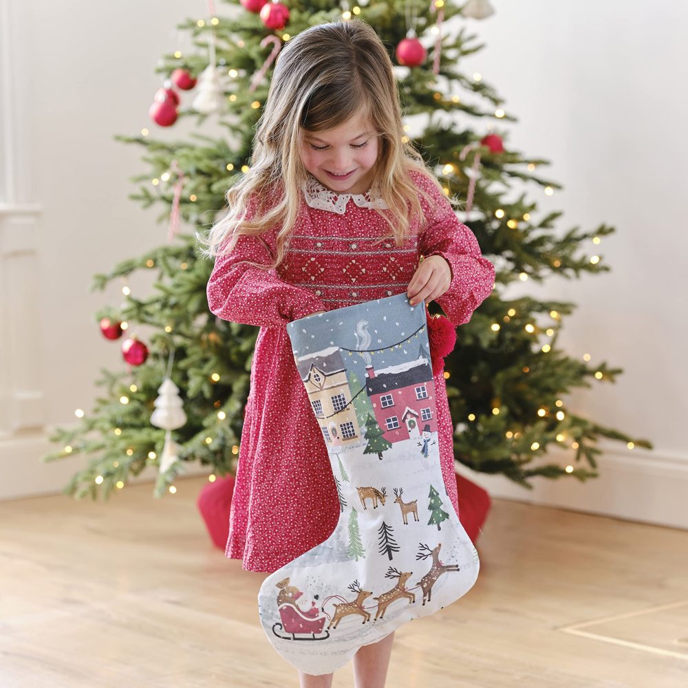 Ginger Ray Fabric Christmas Stocking Holder for Adults and Kids 45cm, / 18inch in Height - Image 5