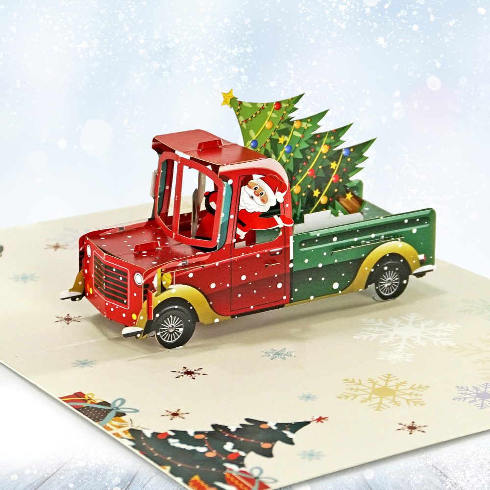 CUTPOPUP Pack 5 Christmas Cards, Christmas Cards 2024, 3D Xmas Cards 2024, Merry Christmas Pop Up Cards, Christmas Cards for Her, Him, Wife, Husband, Mum, Dad (Xmas 5Pack) US8-SET1UK1218 - Image 7
