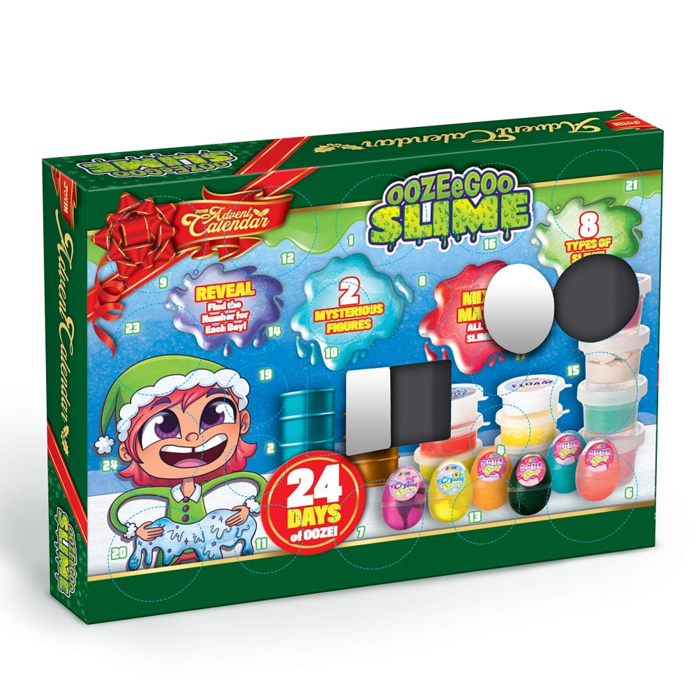 JOYIN 2024 Christmas Advent Calendar with DIY Slime 24 Days Countdown Advent Calendar with Slime Egg, Cotton Sand, Ultra Light Clay and Accessories for Kids Party Favors Gift - Image 7