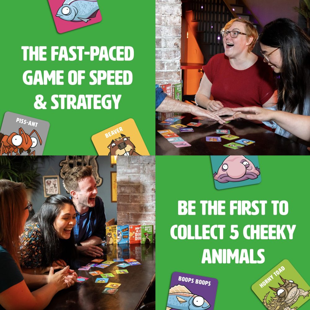Ginger Fox Hands Off My Woodpecker Party Card Game For Grown Ups | Fast-Paced Animal-Themed Reaction Game for 3-6 Players | Hilarious Competitive Silly Fun - Image 4