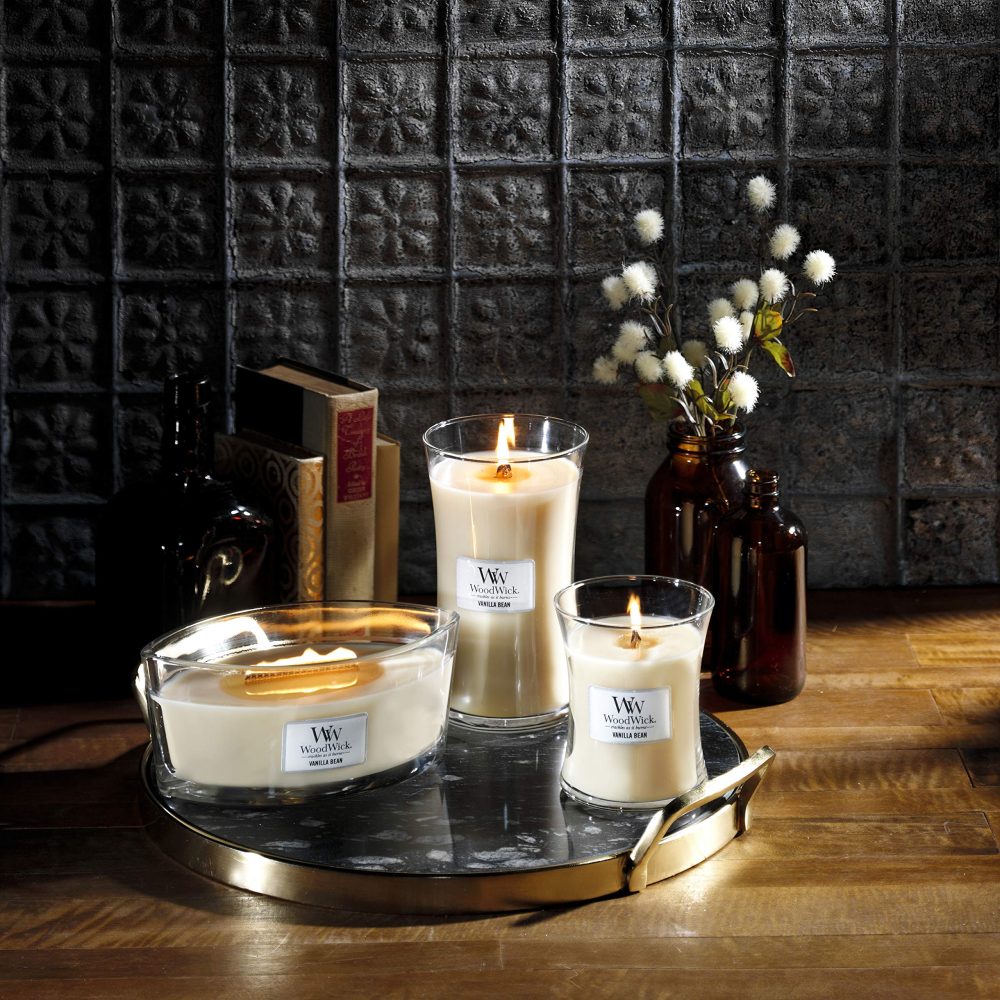WoodWick Scented Candle with Crackling Wick | Vanilla Bean Ellipse Candle | Long Burning Candles: Up to 50 Hours Burn Time | Perfect Gifts for Women - Image 5