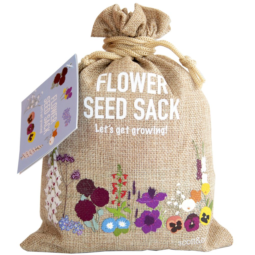Scott&Co. Flower Seed Variety Pack - 30 Different Varieties of Flower Seeds to Grow Your Own. Butterfly and Bee Attracting, Grow Indoor and Outdoor. Christmas Gifts for Women and Men