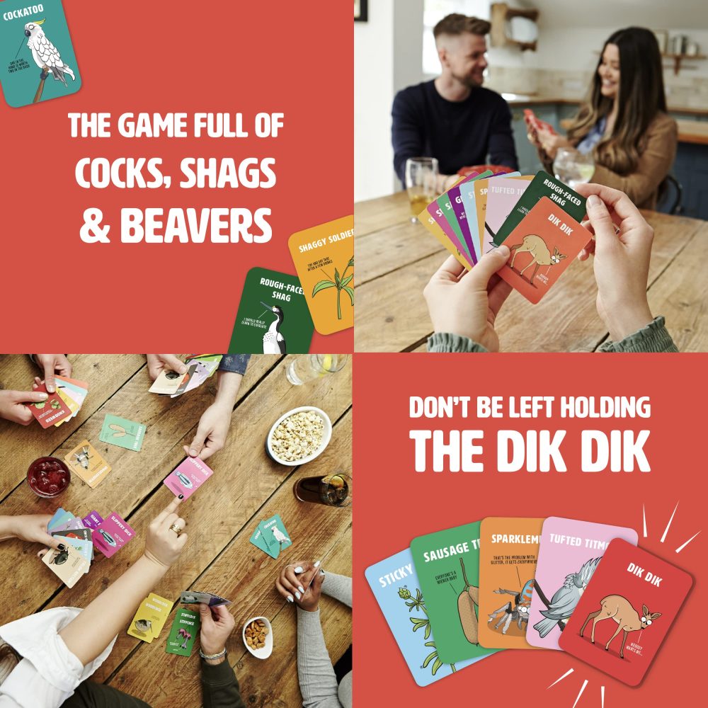 Ginger Fox Don't Be A Dik Dik Card Game | Hilarious Adult Animal Nature Game for Parties & Gatherings | Giggle With Friends & Family | Laugh-Out-Loud Entertainment | Secret Santa Gift For Ages 16+ - Image 8