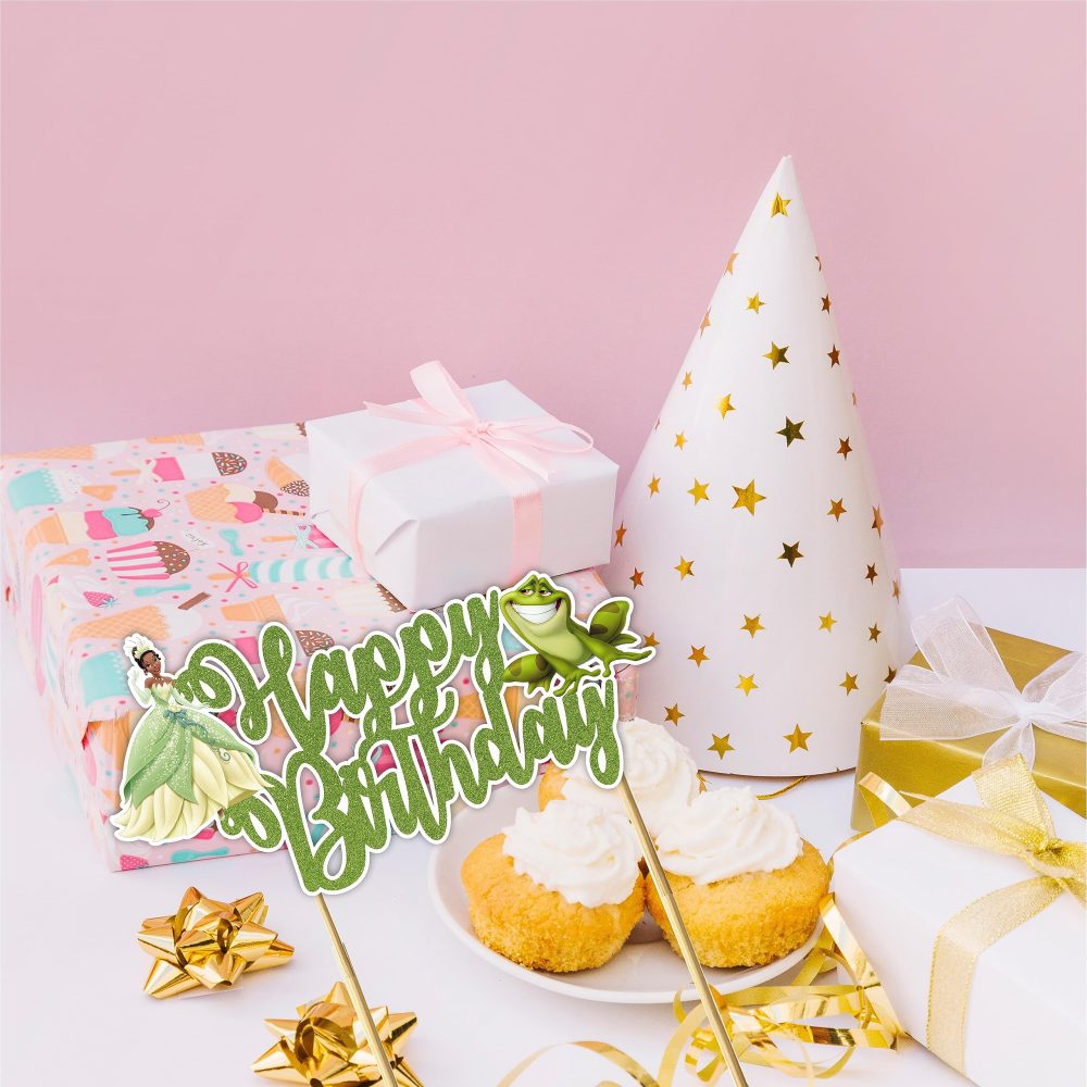 Seyal® The Princss and the Frog Happy Birthday Cake Topper - Image 3