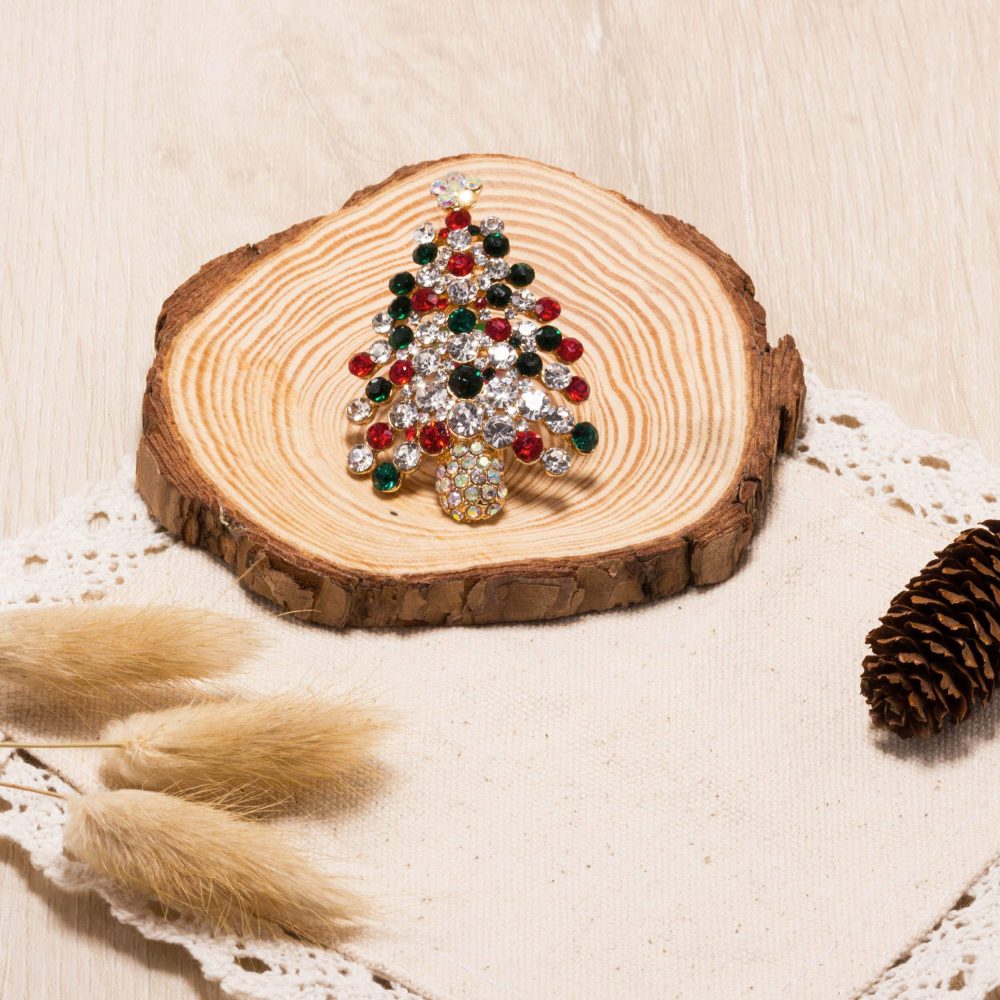 Philip Jones Christmas Tree Brooch - Image 4