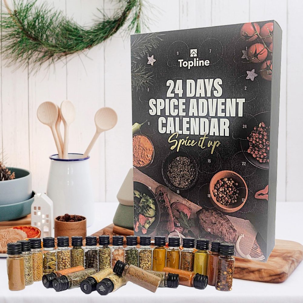 Gourmet Spice Advent Calendar 2024 for Chefs - Premium 24 Seasoning, Mixed Herbs & Spice Jars Unique Advent Calendar for Stocking Filler, Christmas Gifts, Birthdays - Image 7