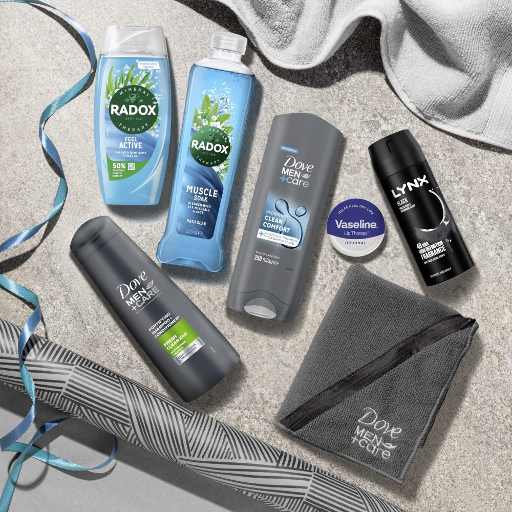 RADOX, Dove, LYNX & Vaseline Revive Edit Collection Box Gift Set with a gym towel perfect gifts for him 7 piece - Image 4