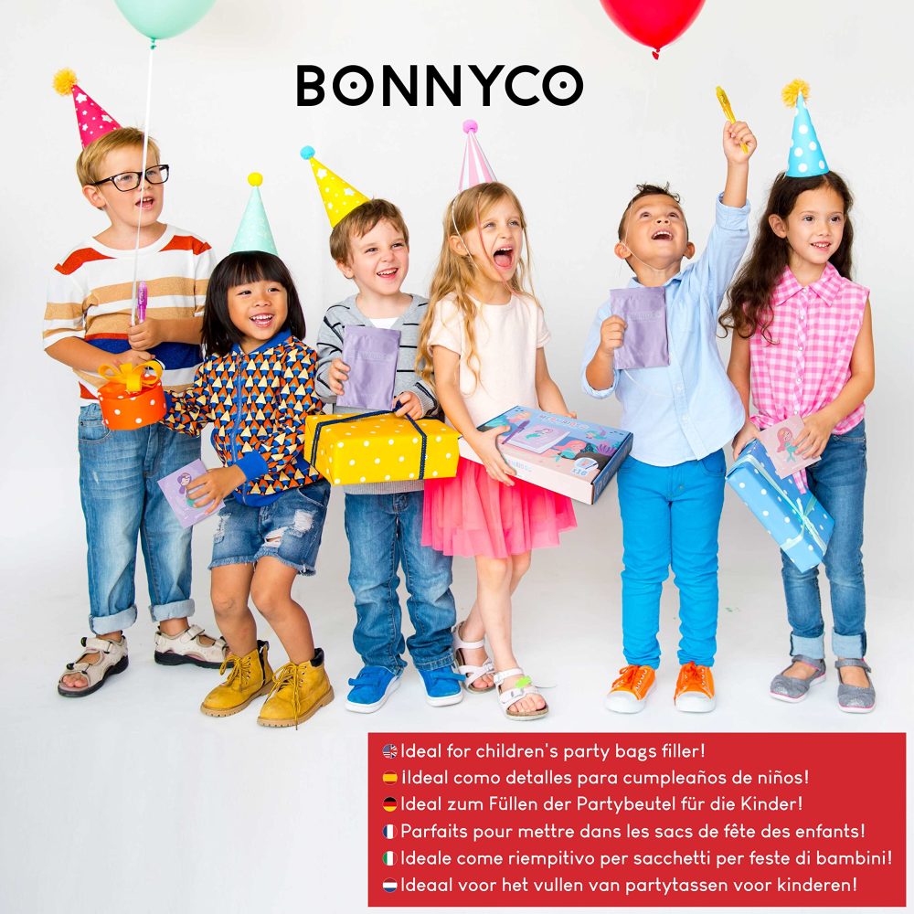BONNYCO Invisible Ink Pen and Notebook, Pack 32 Mermaid Party Bags Filler & Pinata Toys | Mermaid Birthday Decorations | Stocking Fillers for Kids Birthday | School Prizes & Gifts for Children - Image 2