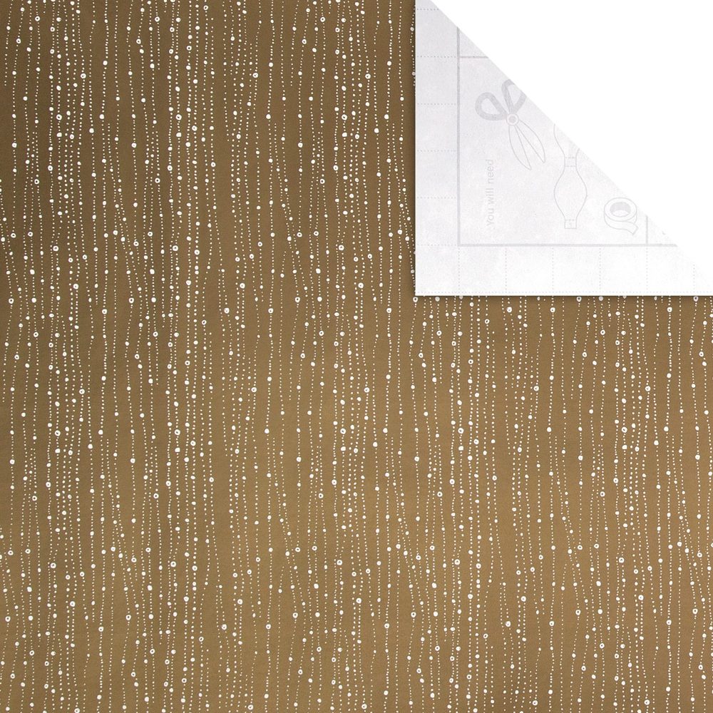 Hallmark Christmas Gifting Compendium, 3 Pack Wrapping Paper, 2M Each, 6 Gift Tags, 2 Raffia Ribbons, Gold, White, Rose Gold Compendium Pack - Image 5