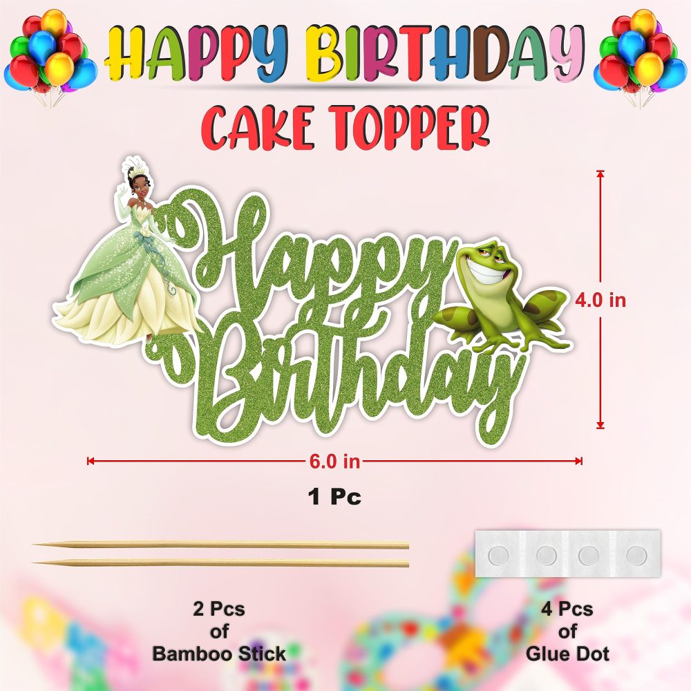 Seyal® The Princss and the Frog Happy Birthday Cake Topper - Image 7