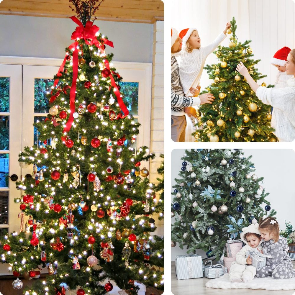 BLAZOR Christmas Baubles, 36Pcs 6CM Christmas Tree Baubles - Shatterproof Christmas Tree Decorations, Large Xmas Hanging Ball for Holiday Wedding Party Ornaments - Image 3