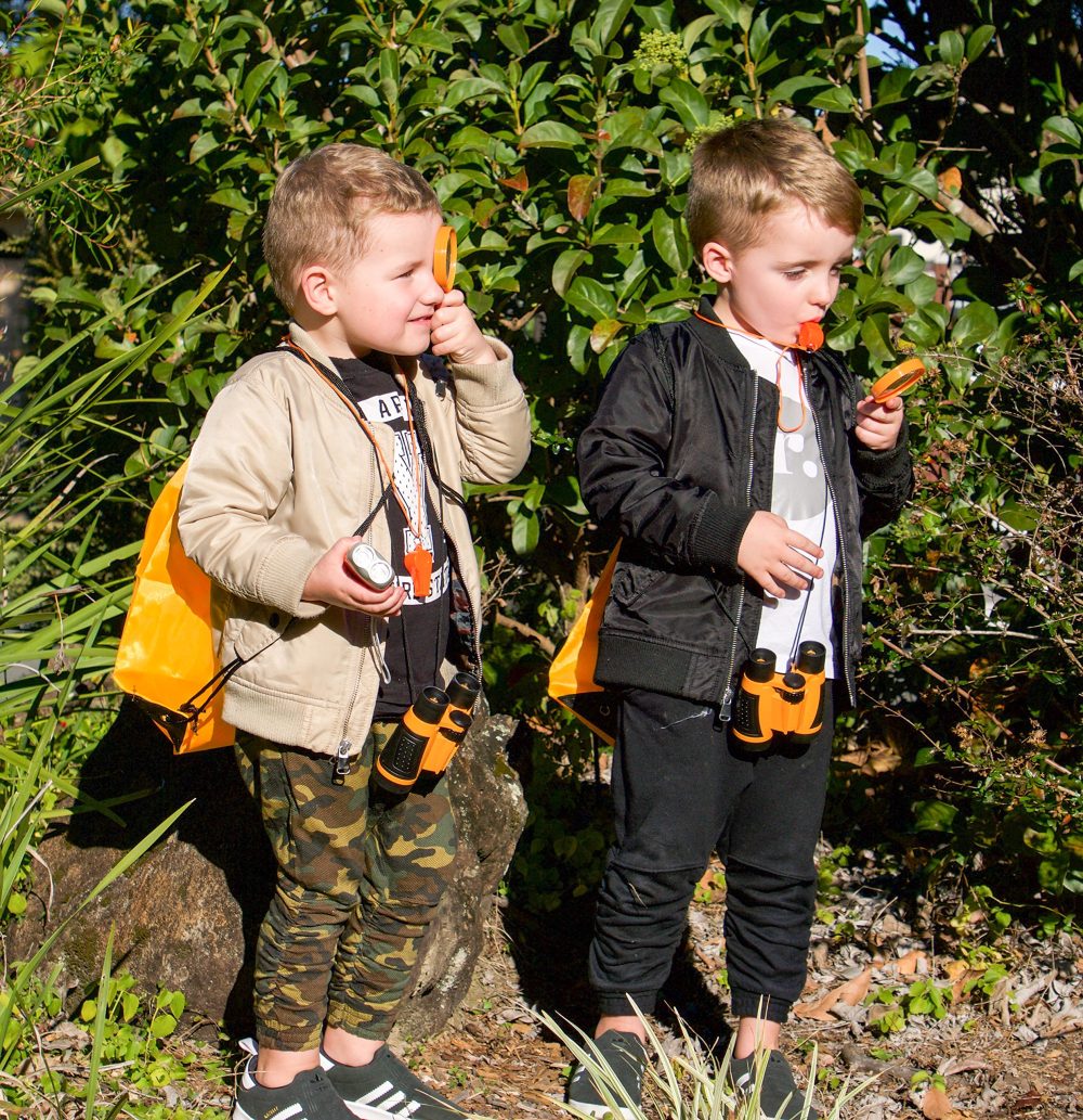 Adventure Kidz - Outdoor Exploration Kit, Children’s Toy Binoculars, Torch, Compass, Whistle, Magnifying Glass, Backpack. Great Kids Gift Set for Camping, Hiking, Educational and Pretend Play. - Image 8
