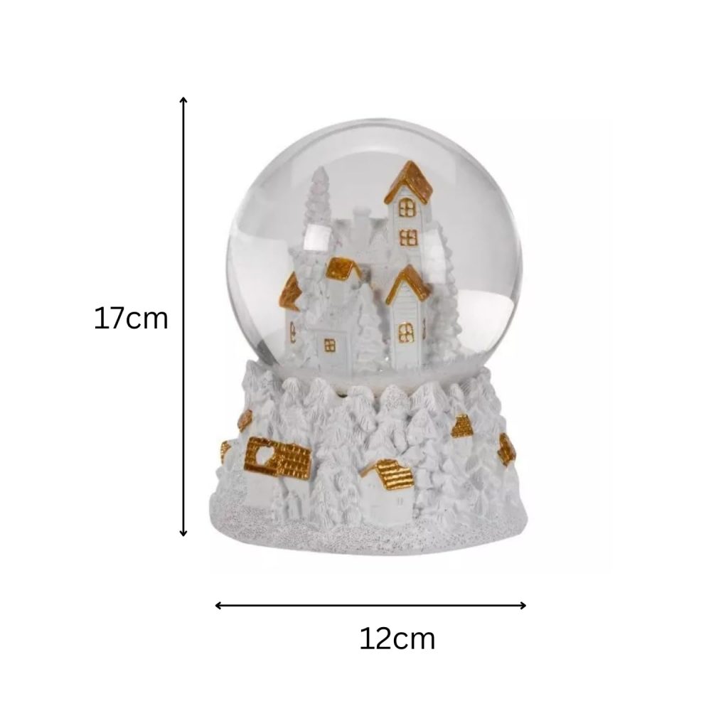Marco Paul Winter Wonderland Christmas Snow Globe - Large Snowglobes Light Up Colour Changing LED Christmas Ornaments for the home, Novelty Snow globes for adults - Image 9