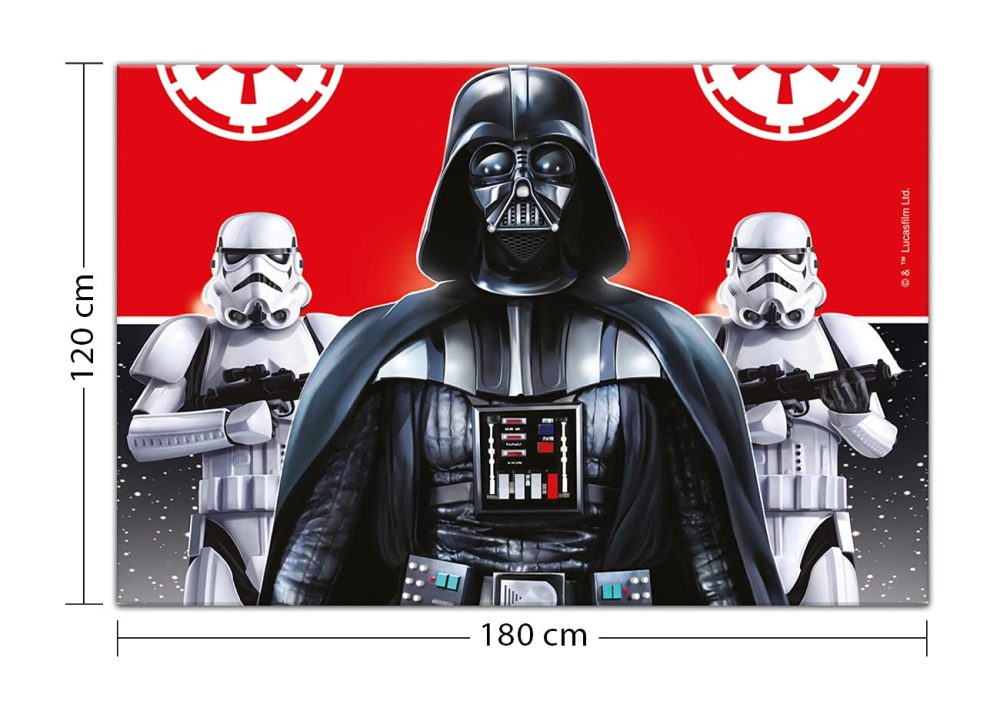 Procos Star Wars Final Battle Plastic Tablecloth (120x180cm), multicoloured, 53847 - Image 4