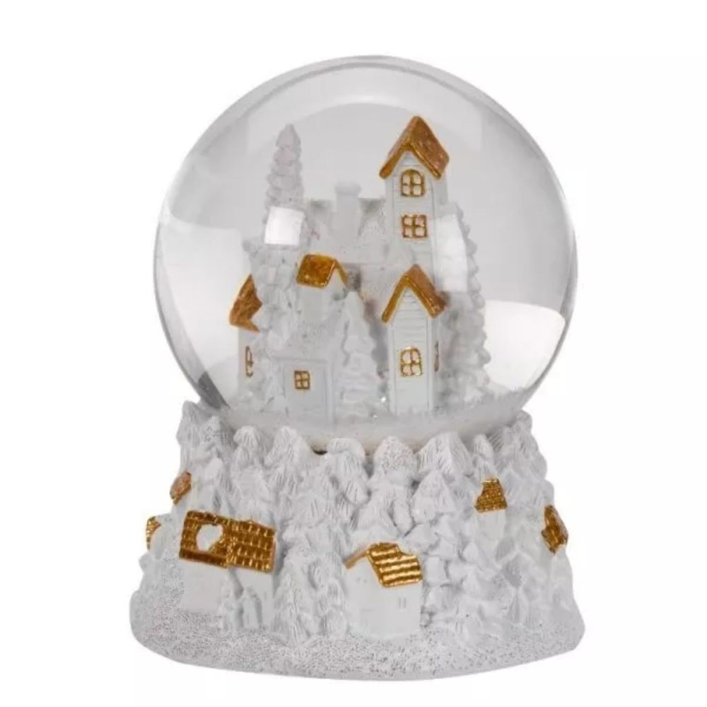 Marco Paul Winter Wonderland Christmas Snow Globe - Large Snowglobes Light Up Colour Changing LED Christmas Ornaments for the home, Novelty Snow globes for adults - Image 8