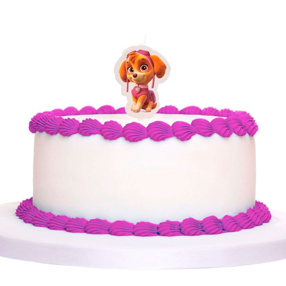 Dekora - 2D Skye Paw Patrol Candle, Pink, 8 x 8 x 12 cm, 346171 - Image 2