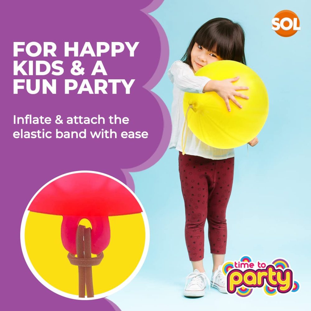 jaunty partyware 25 Large Punch Balloons for Kids Ideal Party Bag Fillers for Kids | 12" Premium Quality | Punch Balloons for Party Bags Fillers for Kids | Punch Balloon Kids Party Bag Fillers - Image 6