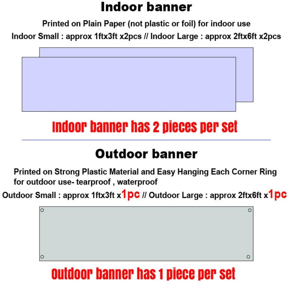 2 Personalised birthday banner photo neon theme balloon hearts man woman kids children boy girl gift party decoration-1st 10th 18th 21st 30th 40th 50th - Image 4