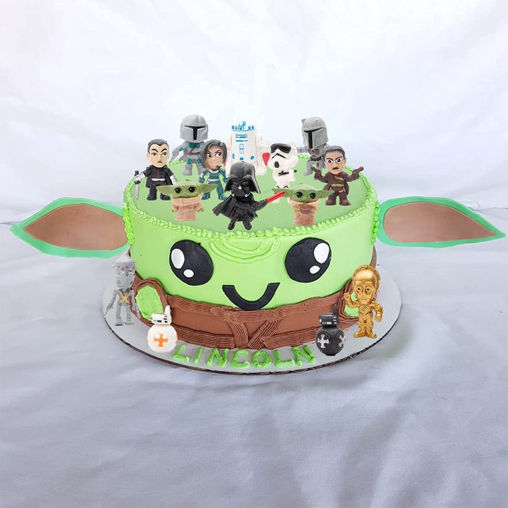 14 PCS Star Wars Cake Toppers Cute Toys Birthday Gift Set - Image 4