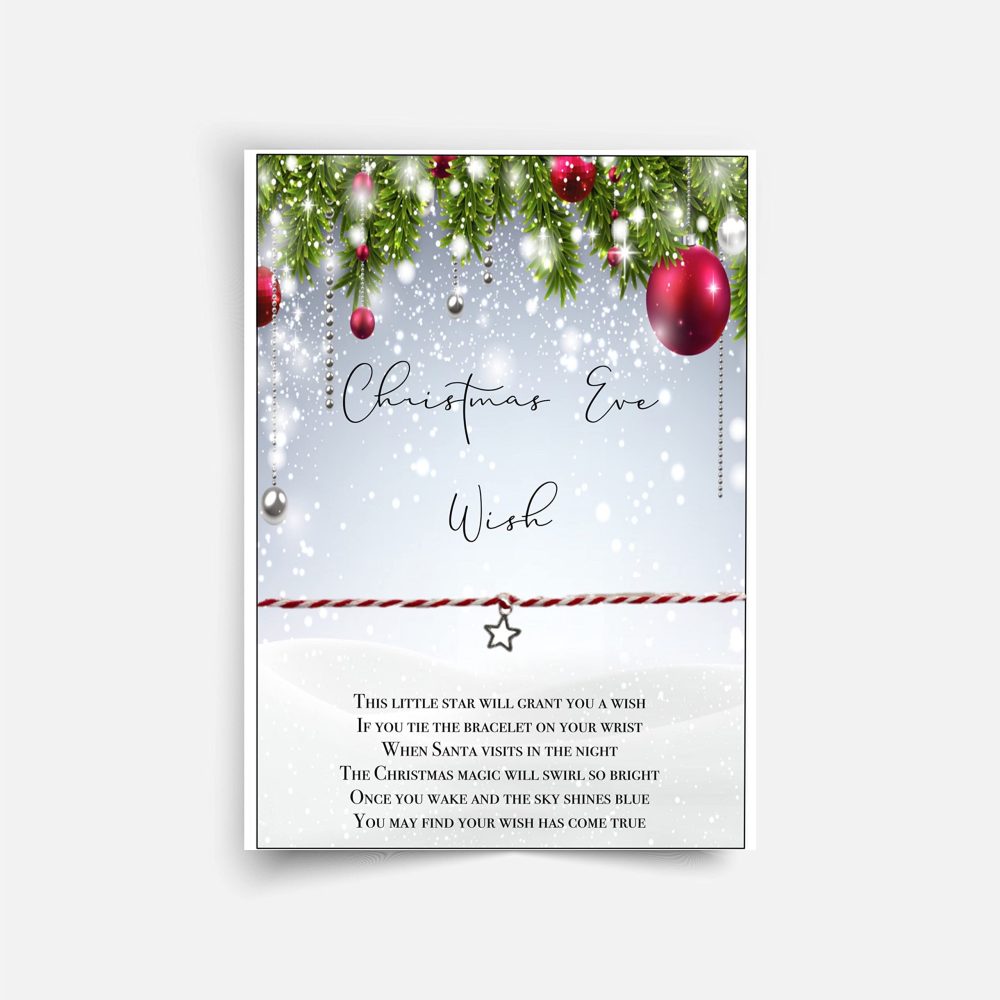 Just A Little Something Christmas Eve Wish Bracelet | Christmas Eve Box Filler | Stocking Filler