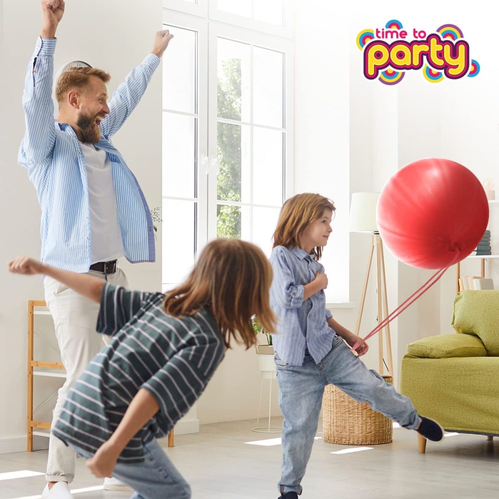 jaunty partyware 25 Large Punch Balloons for Kids Ideal Party Bag Fillers for Kids | 12" Premium Quality | Punch Balloons for Party Bags Fillers for Kids | Punch Balloon Kids Party Bag Fillers - Image 3