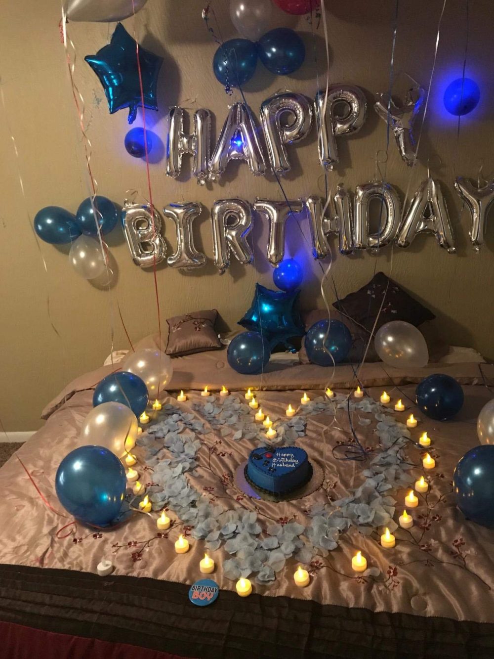 iPartycool 50Pcs Party Happy Birthday Balloons Kit, 3D Premium Reusable Aluminum Foil Letter Banner and Big Star and Latex Balloons Set for Happy Birthday Decorations and Supplies 2S-A - Image 4