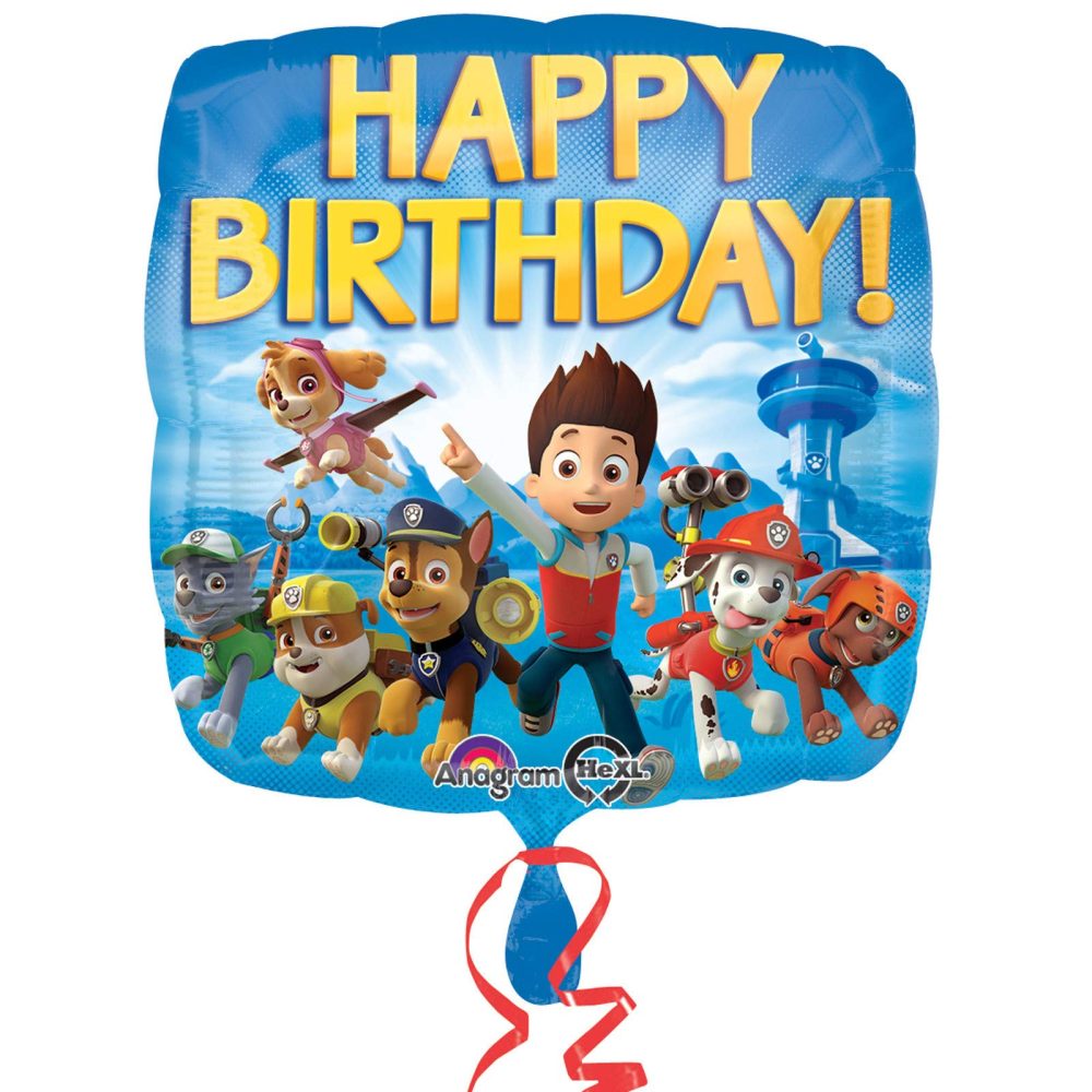 (PKT) Child Paw Patrol Happy Birthday Standard Balloon - Image 5